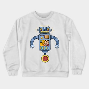 GDWH Cartoon Robot (light color shirts) Crewneck Sweatshirt